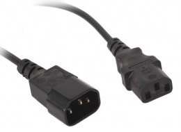 Kabel zasilający GEMBIRD IEC-320 C13 - IEC-320 C14 1.8m. PC-189