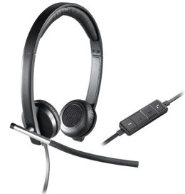 Słuchawki z mikrofonem LOGITECH H650e Dual Czarny