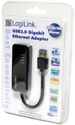 Adapter LOGILINK USB - RJ-45 UA0184 USB - RJ-45
