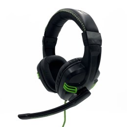 Słuchawki z mikrofonem MEDIA-TECH Cobra Pro Outbreak Czarno-zielony