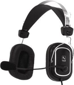 Słuchawki z mikrofonem A4TECH EVO Vhead 50 Czarno-srebrny