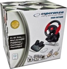 KIEROWNICA EG104 PC/PS3 X-BOX 360, VIBRATION FOR