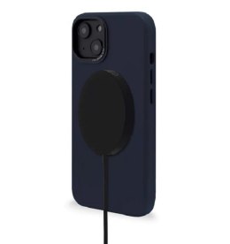 Decoded - skórzana obudowa ochronna do iPhone 14 Plus kompatybilna z MagSafe (steel blue)