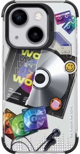 LAUT Pop Retro Music - obudowa ochronna do iPhone 13/14/15 kompatybilna z MagSafe (retro music)