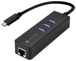 Hub USB TECHLY IDATA USB-ETGIGA-3C2