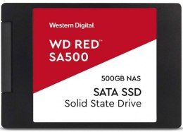 Dysk SSD WD Red SA500 500 GB Red SA500 (2.5″ /500 GB /SATA III (6 Gb/s) /560MB/s /530MB/s)