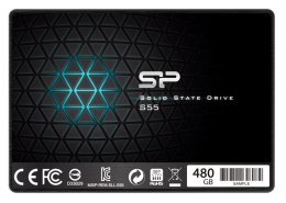 Dysk SSD SILICON POWER Slim S55 480 GB Slim S55 (2.5″ /480 GB /SATA III (6 Gb/s) /560MB/s /530MB/s)