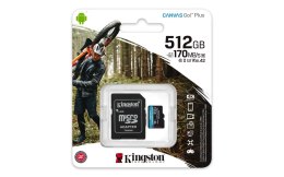 Karta pamięci KINGSTON 512 GB Adapter SD