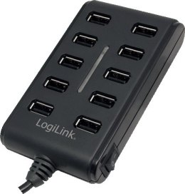 Hub USB LOGILINK USB 2.0 Hub 10-Port z włącznikiem On/Off
