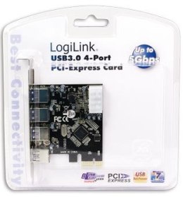 Kontroler LOGILINK USB3.0 4-Port PCI-Express Card PC0057 4x USB 3.0