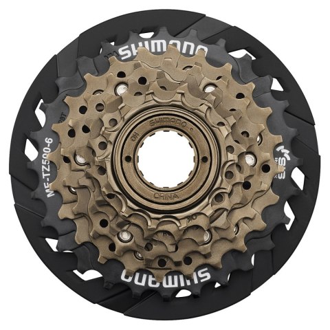 Wolnobieg 6 rzędowy Shimano Tourney MF-TZ50 14-28T z osłoną