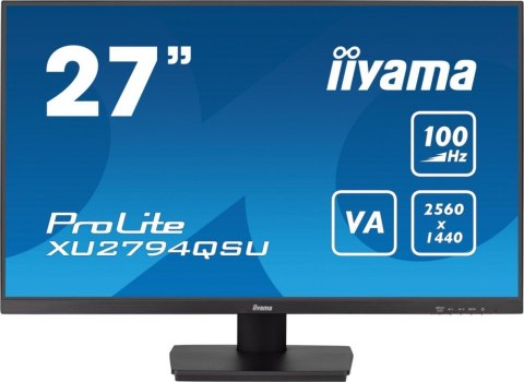 Monitor IIYAMA XU2794QSU-B6 (27" /100Hz /2560 x 1440 /Czarny)