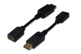 Adapter DIGITUS AK-340408-001-S DisplayPort - HDMI