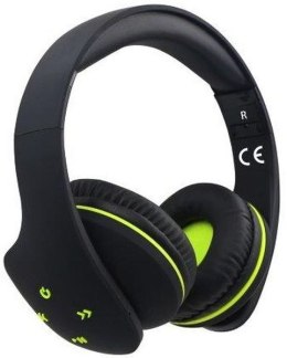 Słuchawki bezprzewodowe REBELTEC Viral (Czarno-zielony)