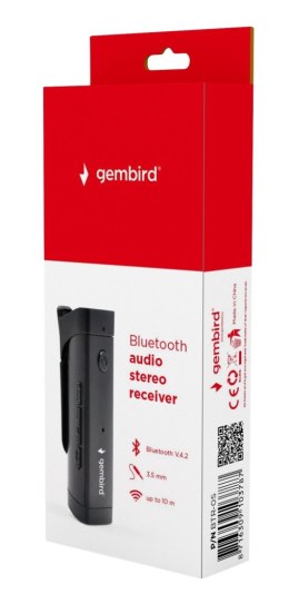 GEMBIRD BTR-05 Gembird Odbiornik Audio przez Bluetooth z akumulatorem V4.2 ClassII (zasięg 10m)