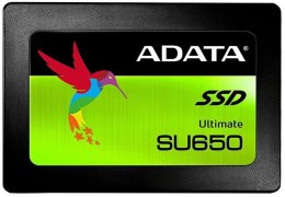 Dysk SSD ADATA Ultimate SU650 120 GB Ultimate (2.5″ /120 GB /SATA 6 Gb/s /520MB/s /320MB/s)