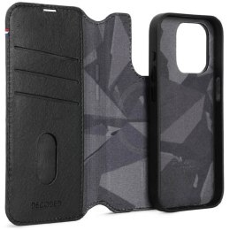 Decoded Detachable Wallet - skórzana obudowa ochronna do iPhone 15 Pro kompatybilna z MagSafe (black)