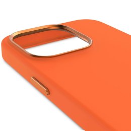 Decoded - silikonowa obudowa ochronna do iPhone 15 Pro kompatybilna z MagSafe (apricot)