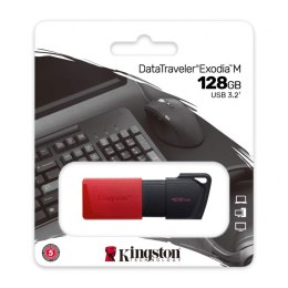 Pendrive (Pamięć USB) KINGSTON (128 GB \Czarno-czerwony )
