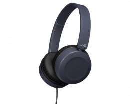 Słuchawki nauszne z mikrofonem JVC HA-S31M (1.2m /3.5 mm minijack wtyk/Niebieski)