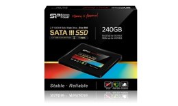 Dysk SSD SILICON POWER Silm S55 240GB Silm S55 (2.5″ /240 GB /SATA III (6 Gb/s) /550MB/s /500MB/s)