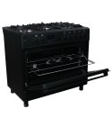 Kuchnia gazowo=elektryczna RAVANSON Cheff Modern KWGE-K90 black