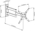 Uchwyt do TV ART AR-57 RAMART AR-57 (nośność 20kg \17 - 32 cale)