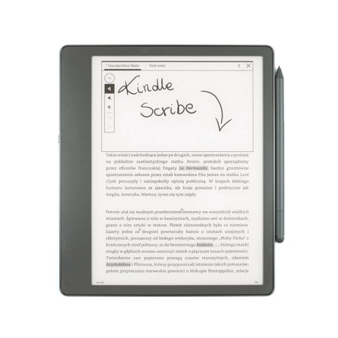 Czytnik e-Book AMAZON Kindle Scribe 10.2 64 GB Premium Szary B09BRZBK15 (Szary)