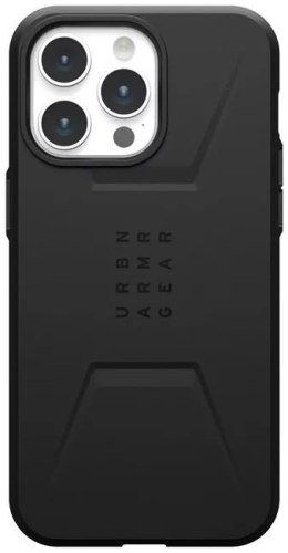 UAG Civilian Magsafe - obudowa ochronna do iPhone 15 Pro Max kompatybilna z MagSafe (black)