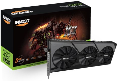 Karta graficzna INNO3D GeForce RTX 4080 SUPER X3 16 GB GDDR6X N408S3-166X-18703552