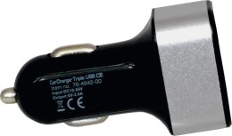 Ładowarka samochodowa TECHNISAT 3x USB Czarny 4019588749429