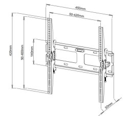 Uchwyt do TV TECHLY 301269 (nośność 60kg \23 - 55 cali)