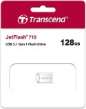 Pendrive (Pamięć USB) TRANSCEND (128 GB /Srebrny )