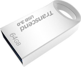 Pendrive (Pamięć USB) TRANSCEND (64 GB /USB 3.0 /Srebrny )