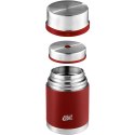 Termos na jedzenie Esbit Sculptor Food Jug 750 ml bordowy (burgundy red)