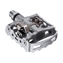 Pedały platformowe SPD Shimano PD-M324 srebrne