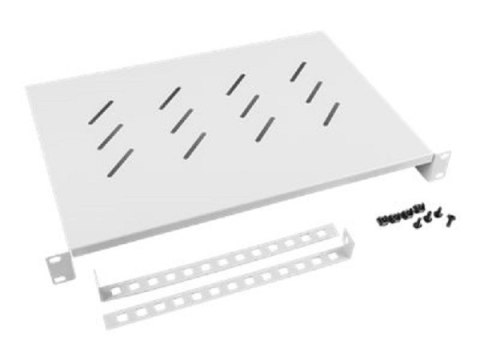 Półka do szaf 19 600mm 1U 483x300mm szara