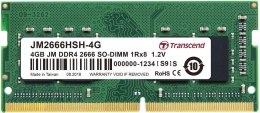 Pamięć TRANSCEND (SODIMM/DDR4/4 GB/2666MHz/1.2V/SINGLE)