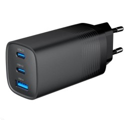 GEMBIRD SZYBKA ŁADOWARKA USB POWER DELIVERY USB TYPU C, 3X USB, 65 W, GAN CZARNA