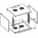 TECHLY SZAFKA WISZĄCA ZŁOŻONA 9U 500X320 RACK 19 D