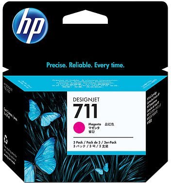 Wkład HP 711 3-pack Magenta CZ135A