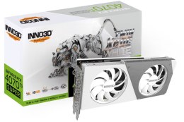 Karta graficzna INNO3D GeForce RTX 4070 Ti SUPER Twin X2 OC White 16GB GDDR6X N407TS2-166XX-186156W