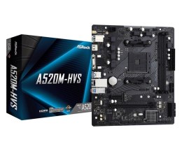 Płyta główna ASROCK A520M-HVS Socket AM4 MICRO ATX