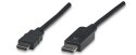 TECHLY 304321 1.8m /s1x DisplayPort (wtyk) 1x HDMI (wtyk)