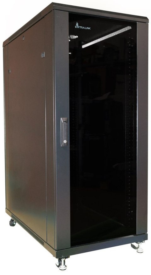 EXTRALINK 37U 600X600 STANDING RACKMOUNT CABINET BLACK