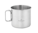 Kubek turystyczny Robens Pike Steel Mug srebrny