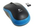 Mysz Bezprzewodowa LOGITECH M185 Czarno-niebieski