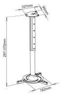 Uchwyt do projektora TECHLY 301559 (15 kg/297 - 370mm)