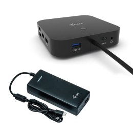 I-TEC C31DUALDPDOCKPD100W (Czarny /USB Typu C/Thunderbolt 3 )