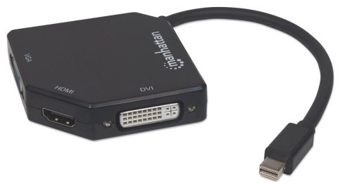 Adapter MANHATTAN 207720 Mini DisplayPort - VGA/DVI/HDMI